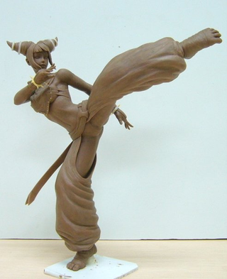 Illustration for article titled Super SFIV's Juri Looks Lovely In Resin